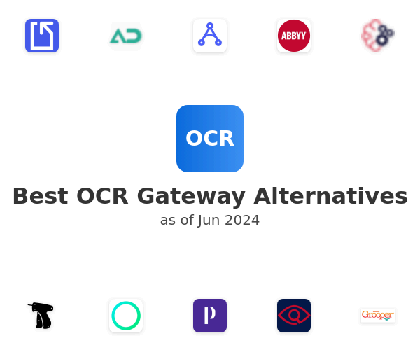 Best OCR Gateway Alternatives