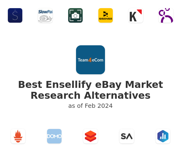 Best Ensellify eBay Market Research Alternatives