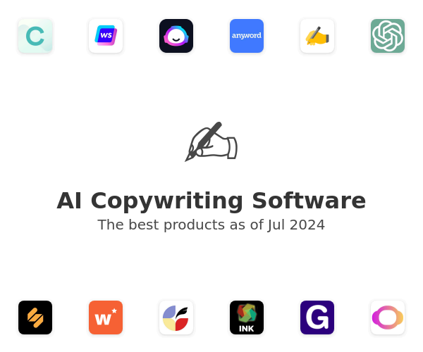 The best AI Copywriting products