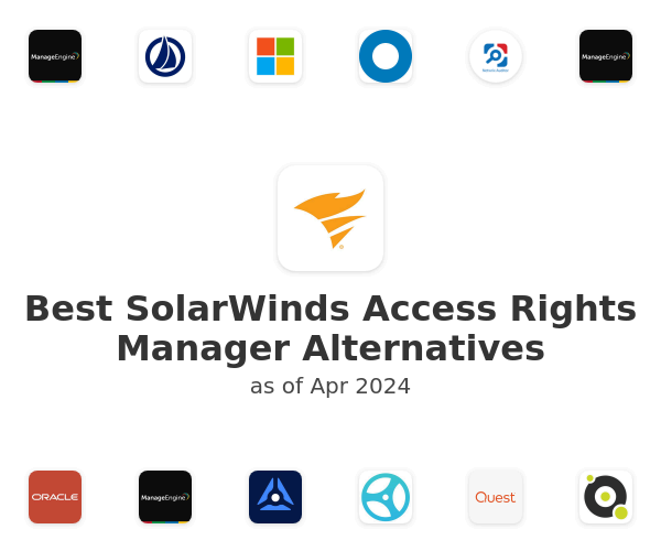 Best SolarWinds Access Rights Manager Alternatives