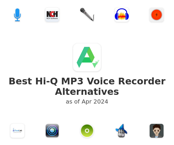 Best Hi-Q MP3 Voice Recorder Alternatives