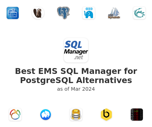 Best EMS SQL Manager for PostgreSQL Alternatives