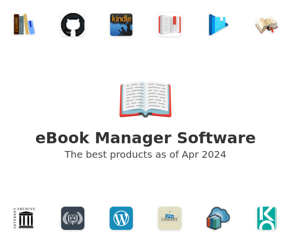 The best eBook Manager products