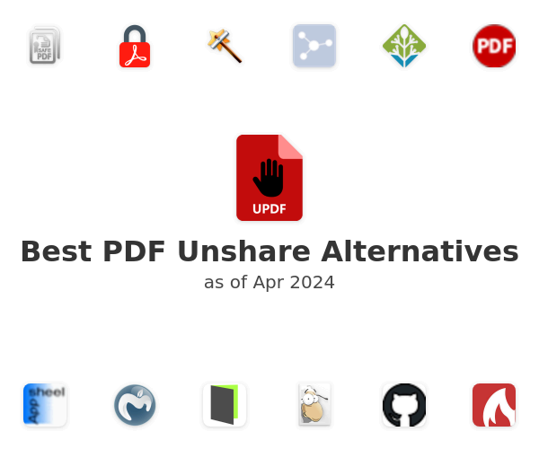 Best PDF Unshare Alternatives