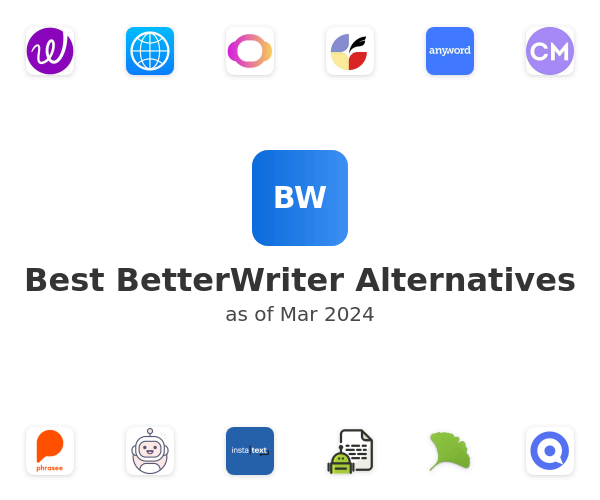 Best BetterWriter Alternatives