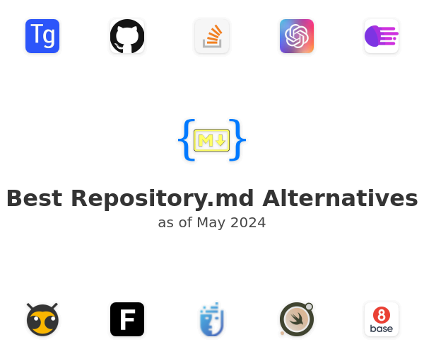 Best Repository.md Alternatives