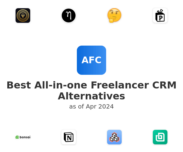Best All-in-one Freelancer CRM Alternatives
