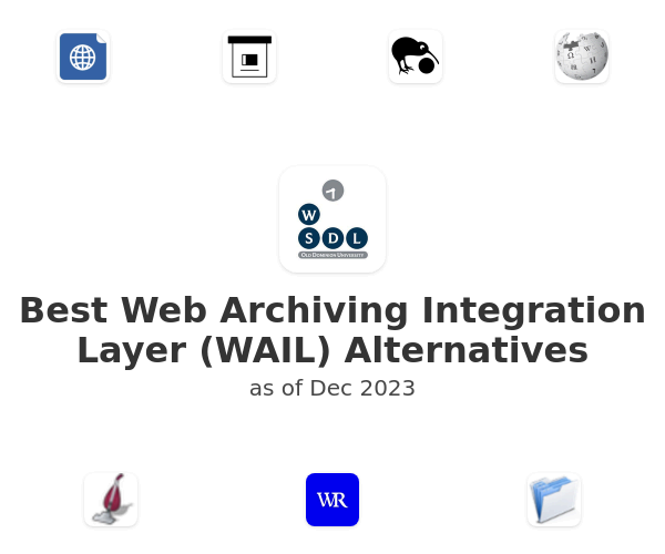 Best Web Archiving Integration Layer (WAIL) Alternatives