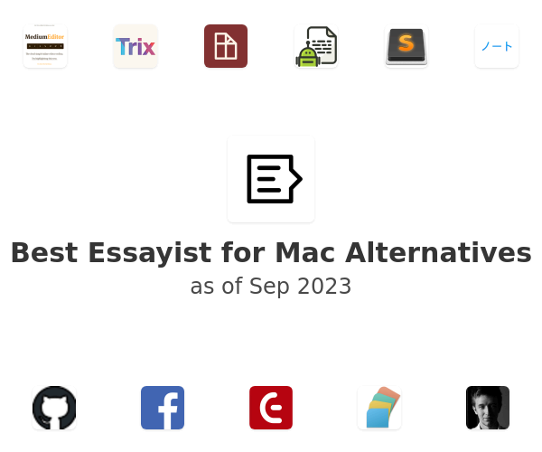 Best Essayist for Mac Alternatives