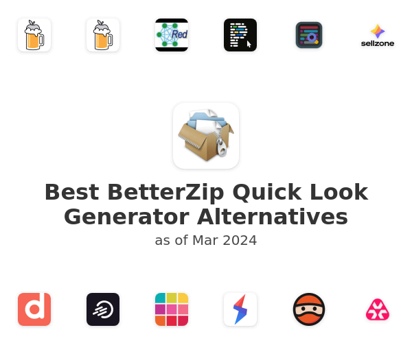 Best BetterZip Quick Look Generator Alternatives