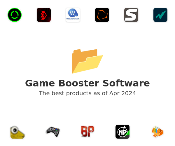 The best Game Booster products