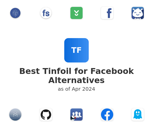 Best Tinfoil for Facebook Alternatives