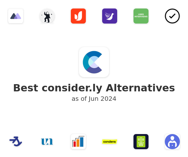 Best consider.ly Alternatives