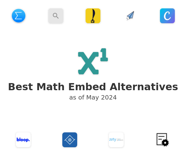 Best Math Embed Alternatives