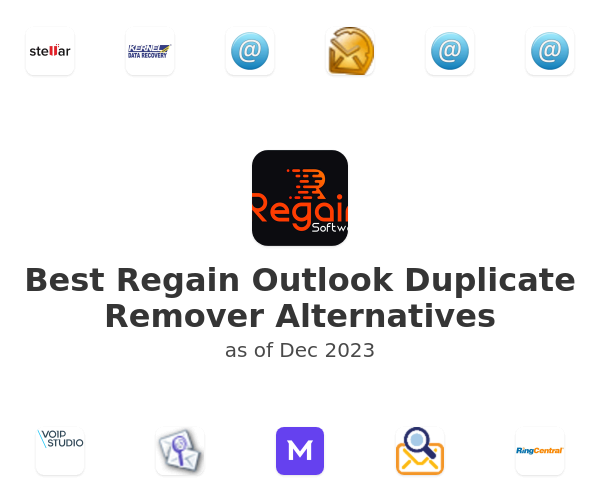 Best Regain Outlook Duplicate Remover Alternatives
