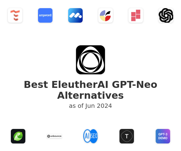 Best EleutherAI GPT-Neo Alternatives