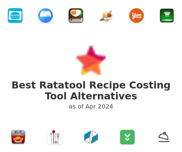 Best Ratatool Recipe Costing Tool Alternatives