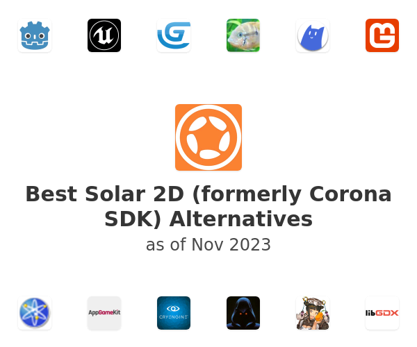 Best Solar 2D (formerly Corona SDK) Alternatives