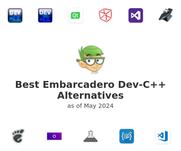 Best Embarcadero Dev-C++ Alternatives