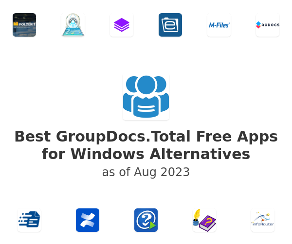 Best GroupDocs.Total Free Apps for Windows Alternatives