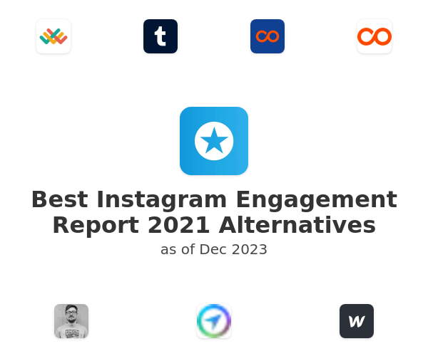 Best Instagram Engagement Report 2021 Alternatives