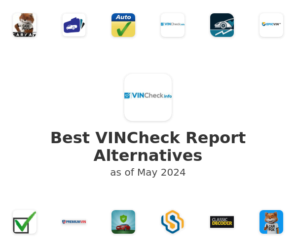 Best VINCheck Report Alternatives