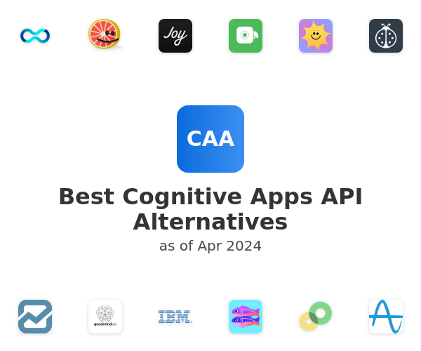 Best Cognitive Apps API Alternatives