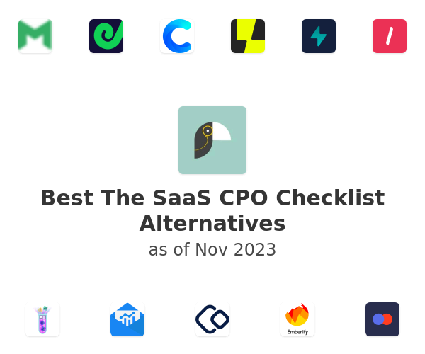 Best The SaaS CPO Checklist Alternatives