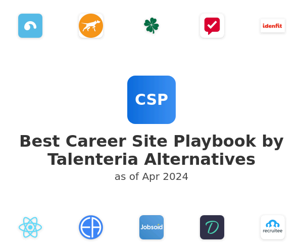 Best Career Site Playbook by Talenteria Alternatives