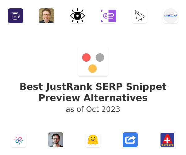 Best JustRank SERP Snippet Preview Alternatives