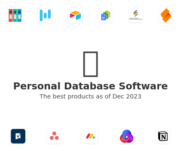 The best Personal Database products