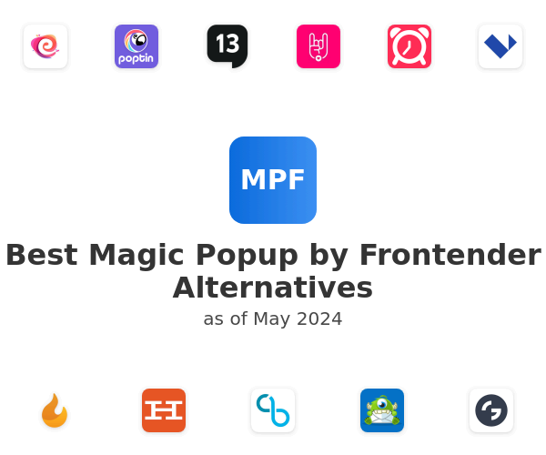 Best Magic Popup by Frontender Alternatives
