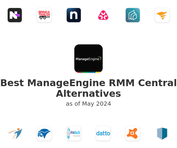 Best ManageEngine RMM Central Alternatives