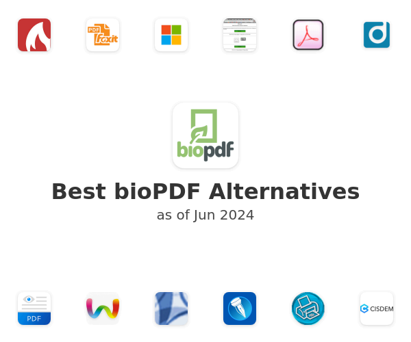 Best bioPDF Alternatives