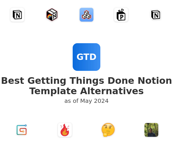 Best Getting Things Done Notion Template Alternatives