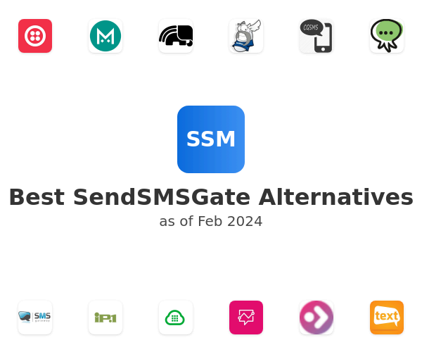 Best SendSMSGate Alternatives