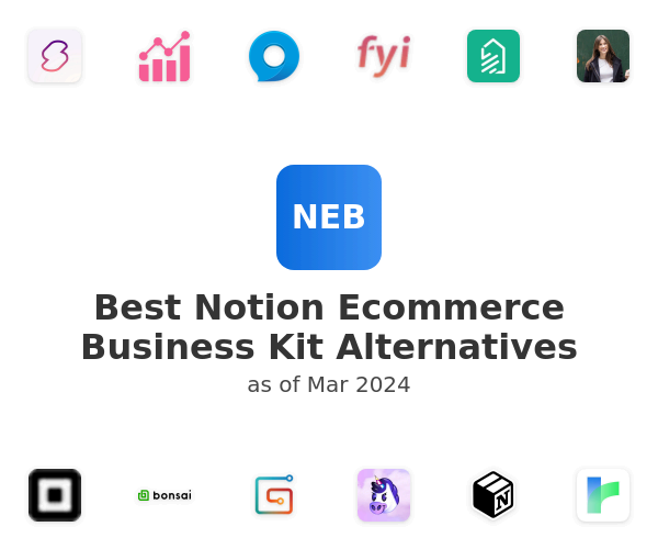 Best Notion Ecommerce Business Kit Alternatives