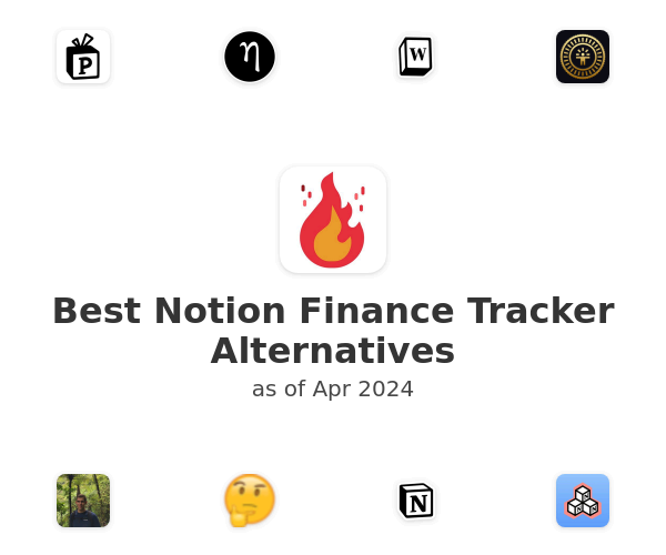 Best Notion Finance Tracker Alternatives