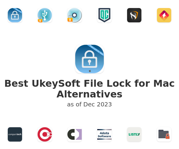 Best UkeySoft File Lock for Mac Alternatives