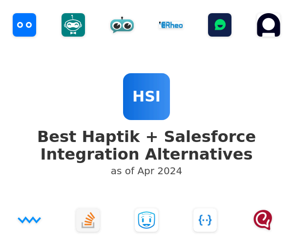 Best Haptik + Salesforce Integration Alternatives