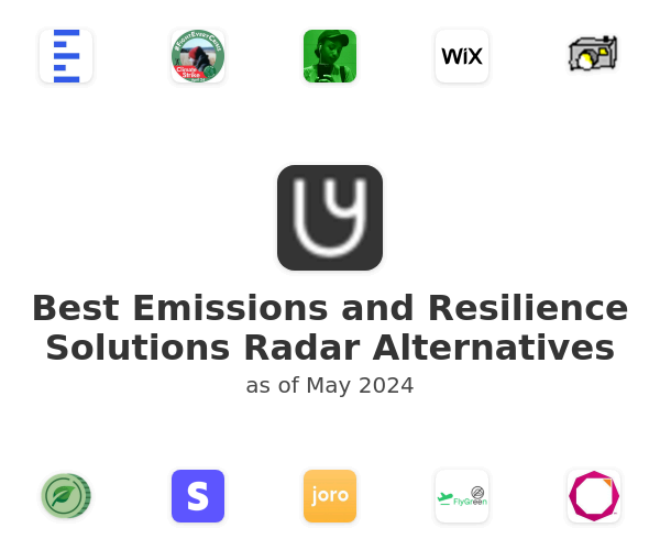 Best Emissions and Resilience Solutions Radar Alternatives