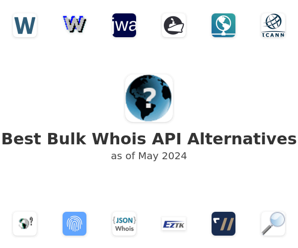 Best Bulk Whois API Alternatives