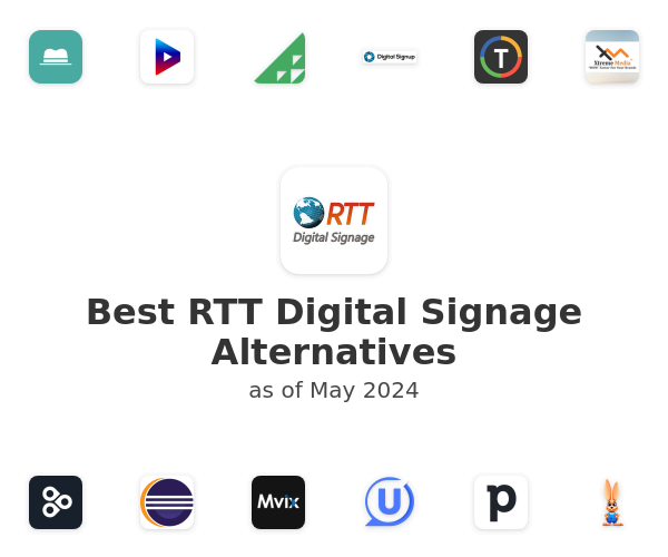 Best RTT Digital Signage Alternatives