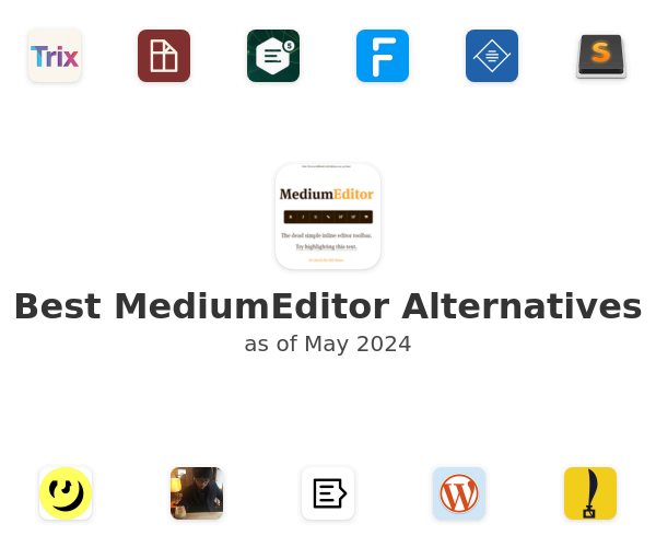 Best MediumEditor Alternatives