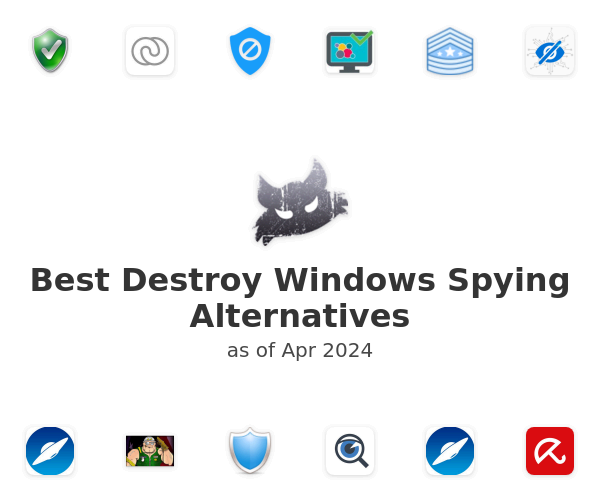 Best Destroy Windows Spying Alternatives