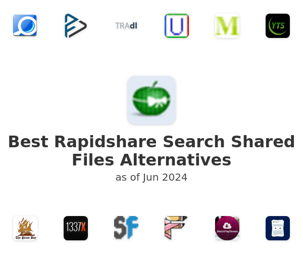 Best Rapidshare Search Shared Files Alternatives
