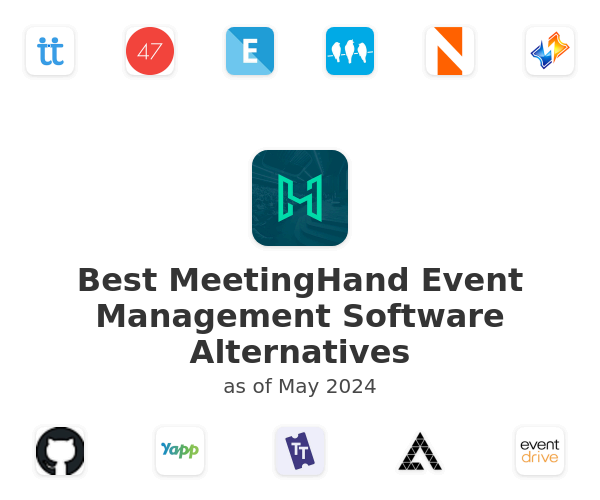 Best MeetingHand Event Management Software Alternatives