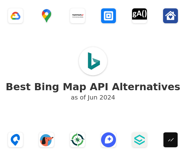 Best Bing Map API Alternatives