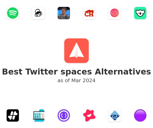 Best Twitter spaces Alternatives