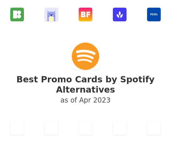 Best Promo Cards by Spotify Alternatives